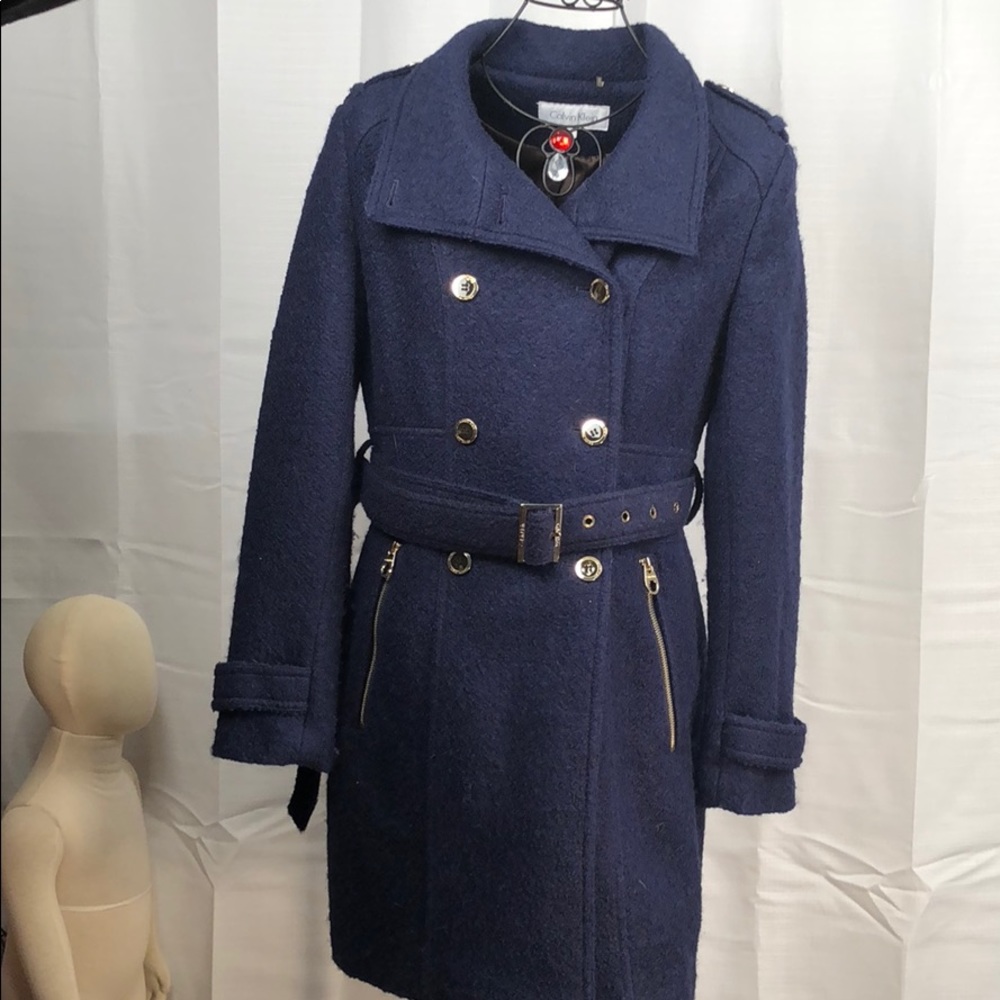 Calvin Klein Women’s Double Breasted Pea Coat